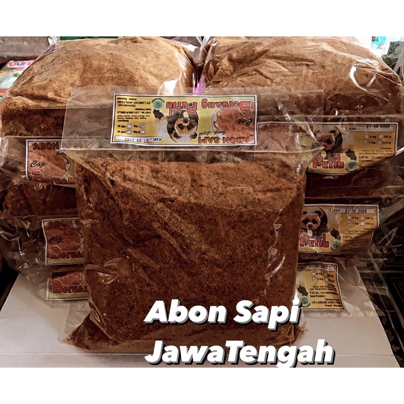 

Abon sapi cap “ Beruang” Jawa tengah 1kg