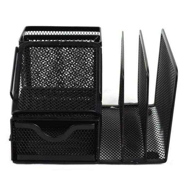 

INFORMA - KOTAK PENYIMPANAN-MESH DESK ORGANIZER BLACK 16.5X14.5X11CM