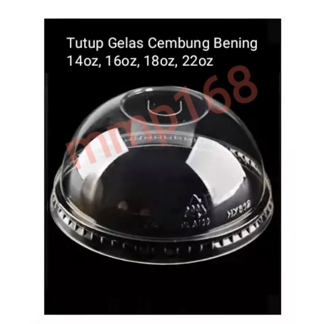 Tutup Gelas Plastik Cembung Bening Tutup Cup Cembung Tutup Gelas Plastik Lid Cup