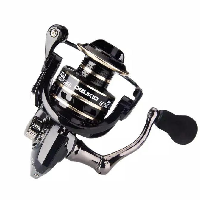 Nikmati Reel Deukio Ac2000 3000 4000 5000 6000 7000 Official Dist - Hitam, Ac2000 Murah