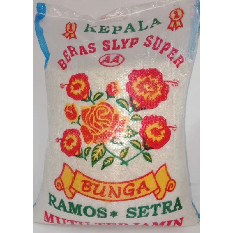 

Beras SLYP Super Cap Bunga Sentra Ramos Pulen 5Kg & 10Kg