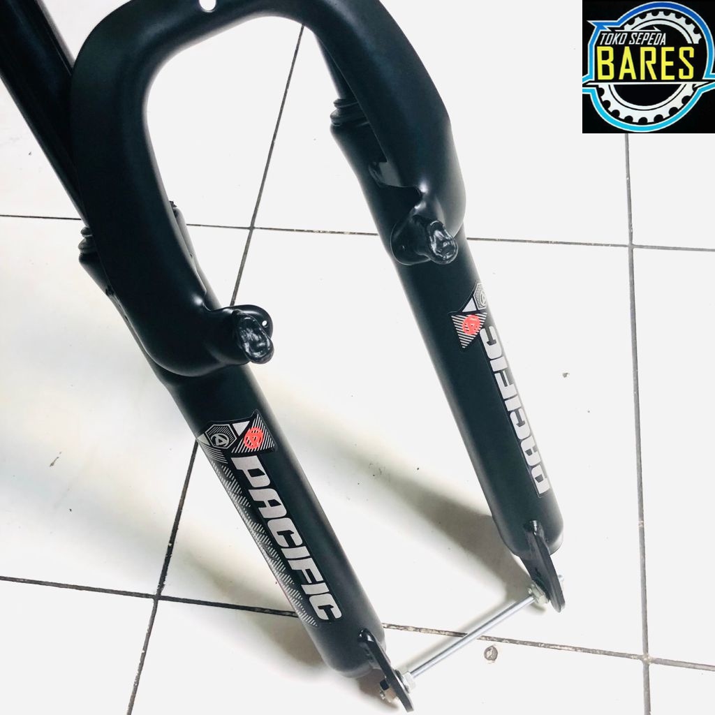 Fork Suspension Sepeda MTB 26 / 27.5 Aviator / Pacific SP-A205 / SP-A207 / SP-A209 / SP-A210 BK Non / With Lock Oversize / Garpu Porok