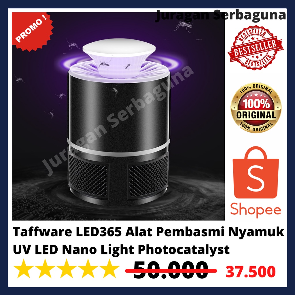 Taffware LED365 Alat Pembasmi Nyamuk UV LED Nano Light Photocatalyst