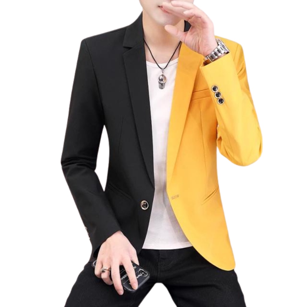 JAS PRIA KOMBINASI 2 WARNA / JAS PRIA / JAS PRIA DEWASA / JAS PRIA CASUAL / JAS PRIA SLIM FIT / JAS 