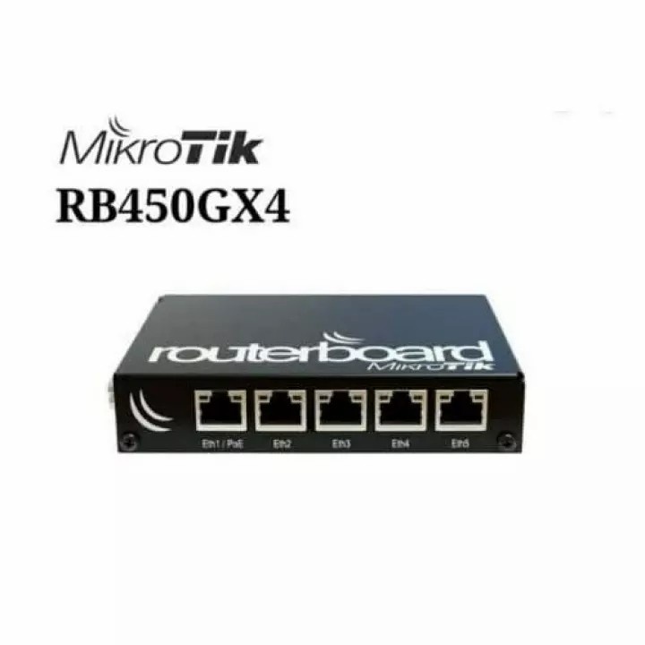MIKROTIK RB450Gx4 ROUTERBOARD GIGABIT router indoor