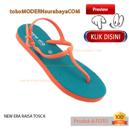 NEW ERA RAISA TOSCA sandal wanita sandal jepit tali karet