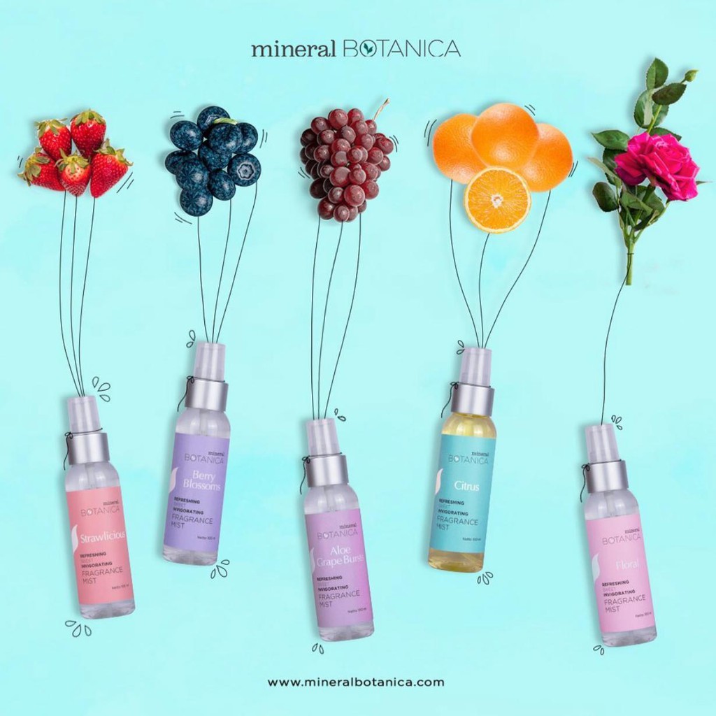 Mineral Botanica Fragrance Mist Series 100ml