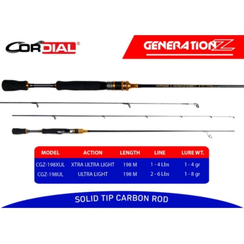 Joran Ultra light Cordial GENERATION Z CSX 198UL / Joran UL Samurai X 198Cm