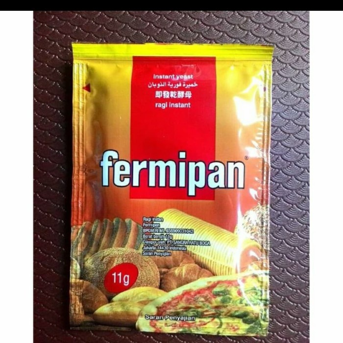 

FERMIPAN 1 PCS / FERMIPAN 1 SACHET 11 GRAM / RAGI INSTANT / RAGI KERING / PENGEMBANG KUE