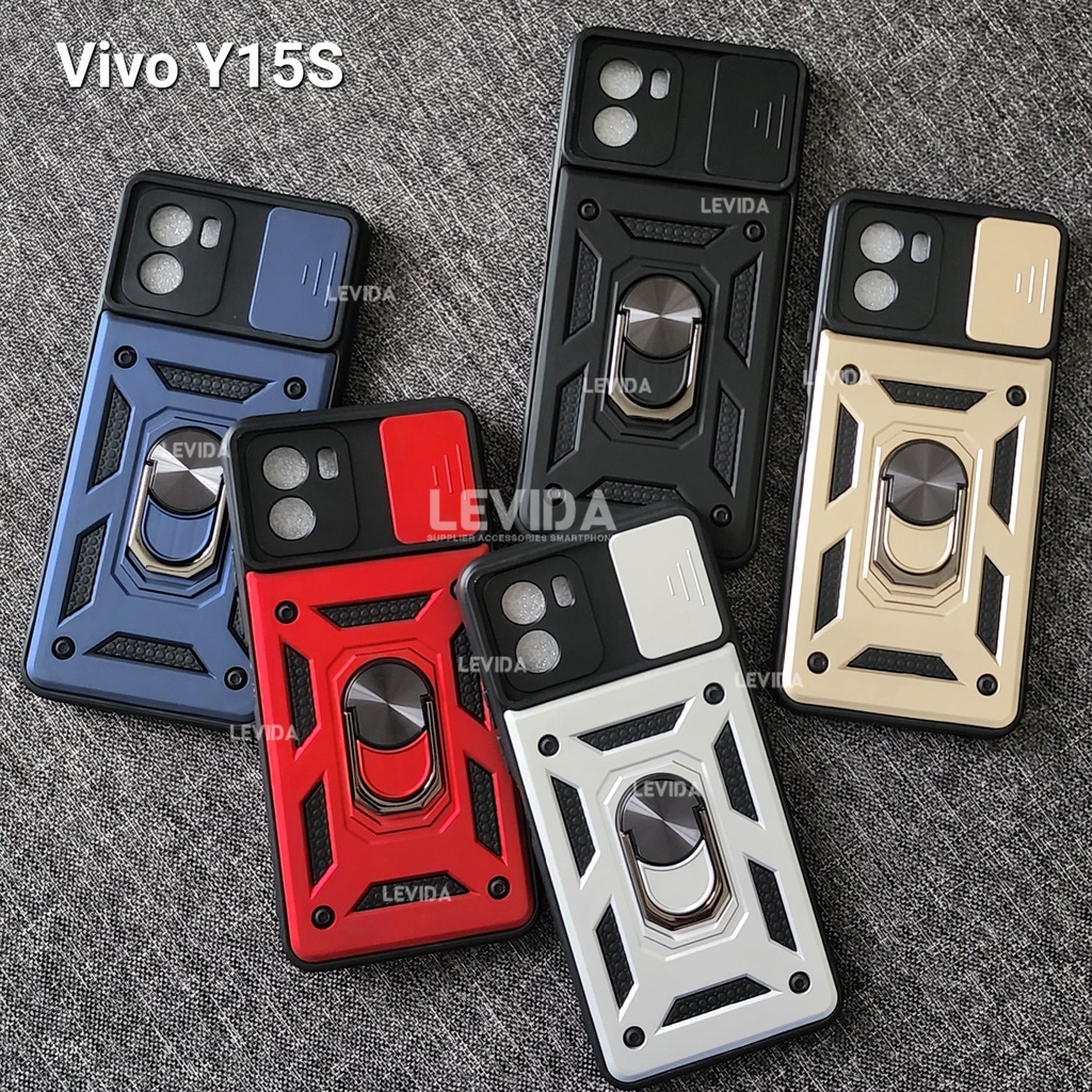 Vivo Y15S Vivo Y01  Vivo Y01A Vivo  Y20 Vivo Y20S Vivo Y12S Case Armor Slide Transformer Slide Kamer