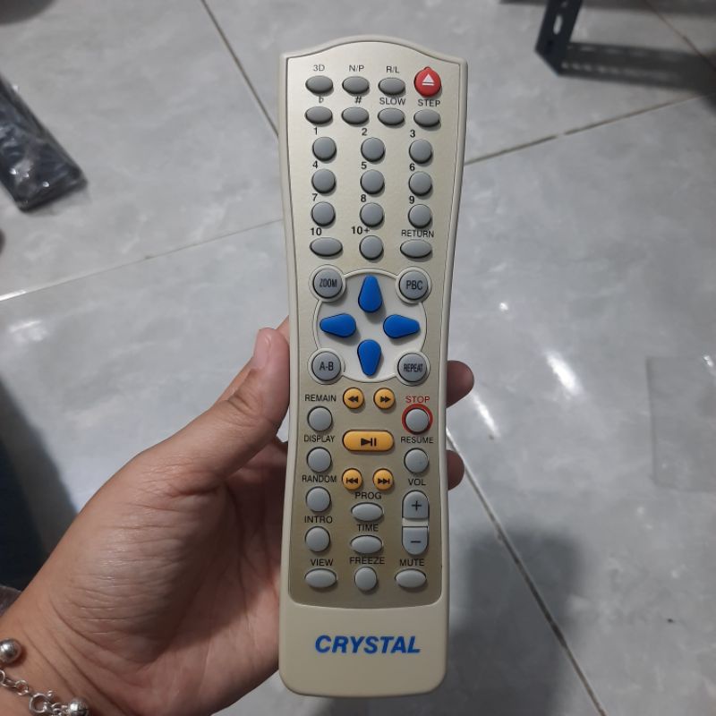 REMOTE REMOT DVD 3D CRYSTAL ORIGINAL ASLI