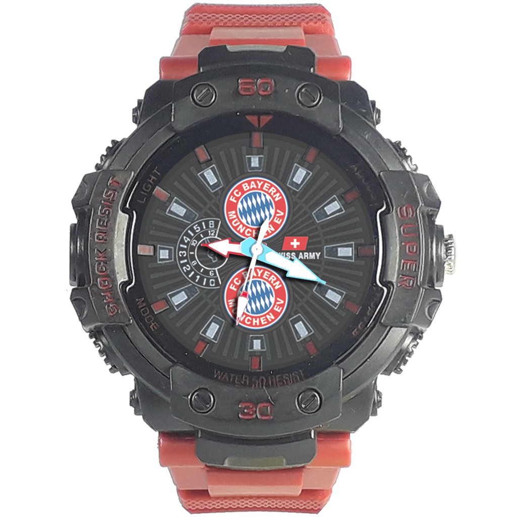 Jam Tangan  FC BAYERN MUNCHEN SPORT Bagus