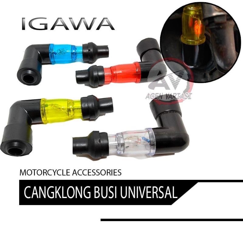 Cangklong Busi Lampu Transparan Cangkong Tutup Kop Busi Lampu Beat Vario Mio Sporty Spacy Dll