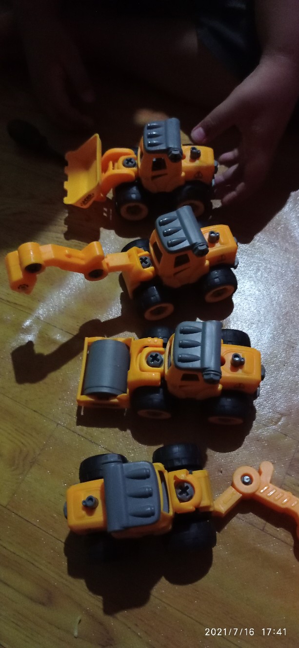 Mainan Diy Truk Konstruksi Pemadam Kebakaran Truk Pertanian Dan Kebersihan Bisa Dirakit Sendiri