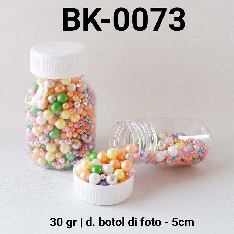 

BK-0073 Sprinkles sprinkle sprinkel mutiara mix rainbow 30gr 30gram yamama baking grosir murah sprinkles cake dekorasi mutiara trimit decoration story sprinklestory sprinklesstory sprinkle story yamama baking