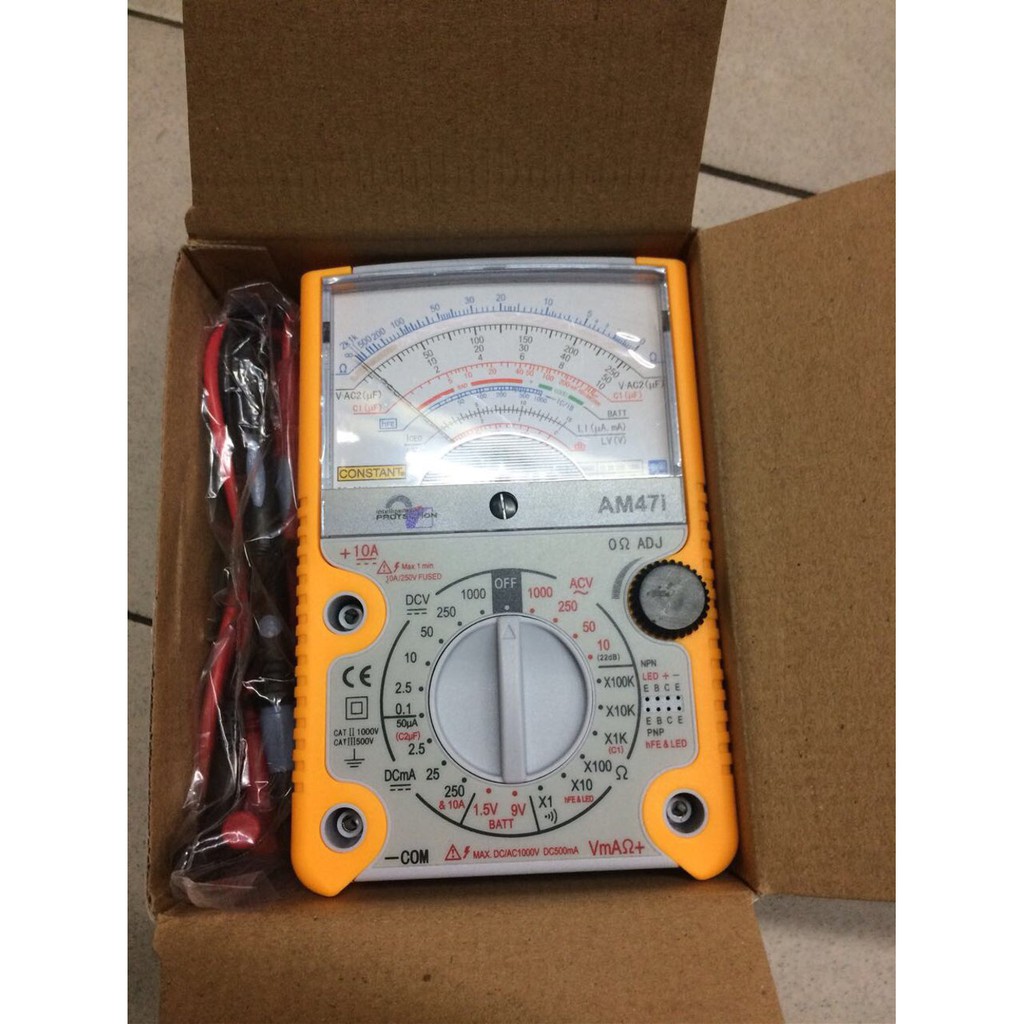 Multimeter Analog Multimeter Manual Constant AM47i Garansi 1thn Made in Australia ORIGINAL Murah