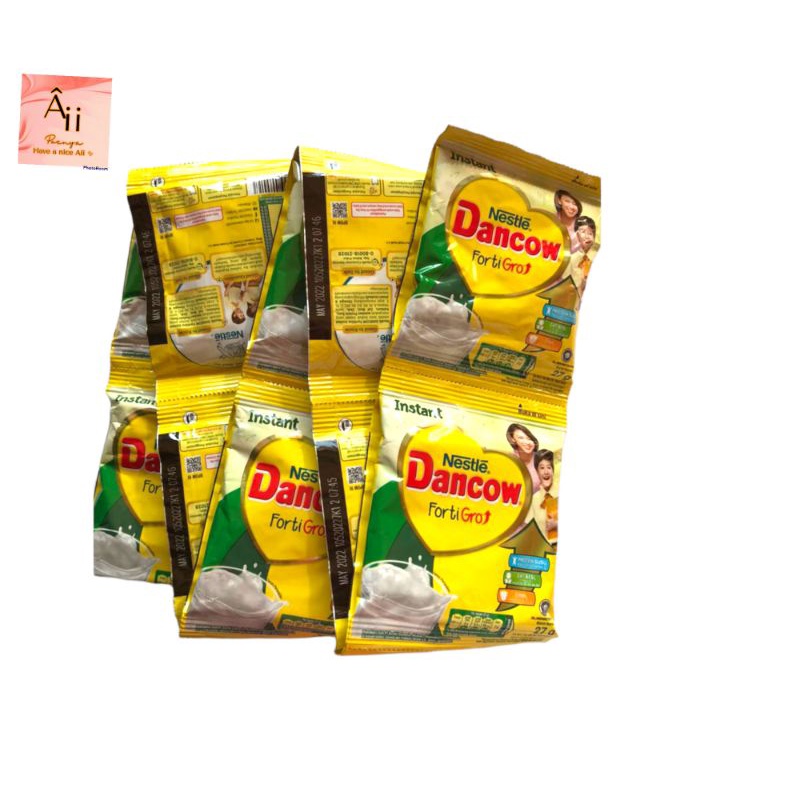 

1renteng Dancow sachet putih isi 10sachet netto 27gr