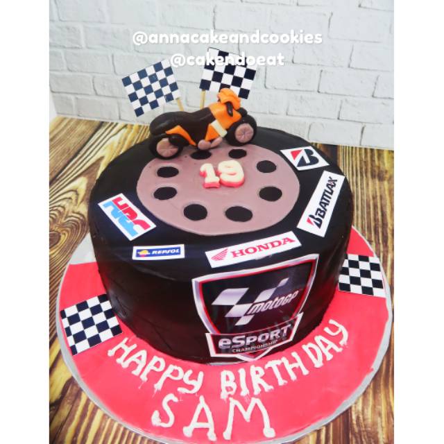 

Custom cake motor kue ulangtahun custom