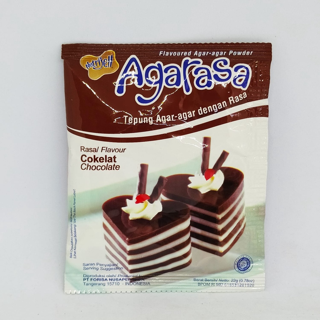 

Agar Rasa Coklat 22gr / Agarrasa Coklat/ Agarasa