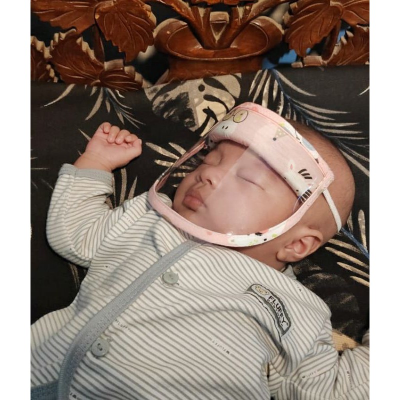FACE SHIELD BAYI / FACE SHIELD BABY NEW BORN / FACE SHIELD ANAK