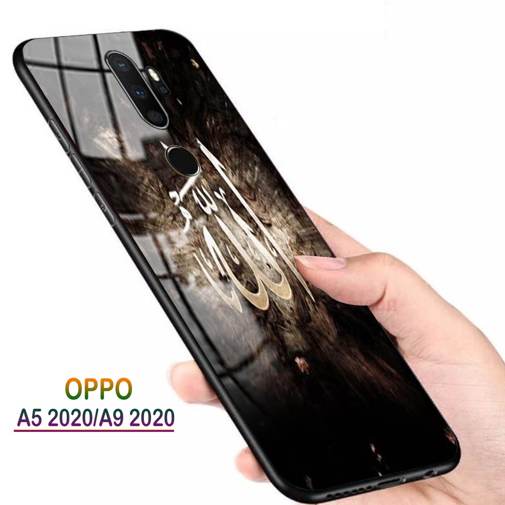 Softcase Glass Kaca OPPO A5 2020, A9 2020 - Casing HP OPPO A5 2020, A9 2020 [ S14 ].