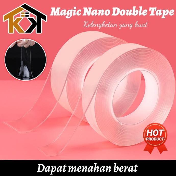 

BUKU & ALAT TULIS PERLENGKAPAN SEKOLAH & KANTOR KK MAGIC TAPE NANO