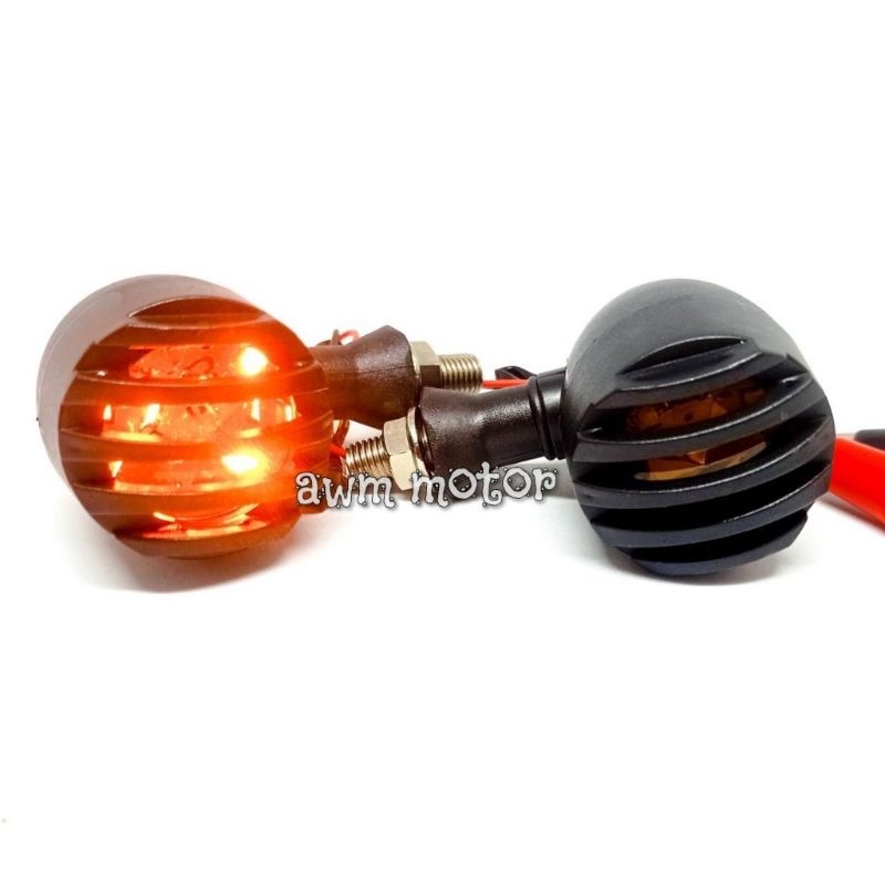 Lampu sen teralis Japstyle CB100 CB NEW megapro cb tralis RX KING SCORPIO W175 TIGER