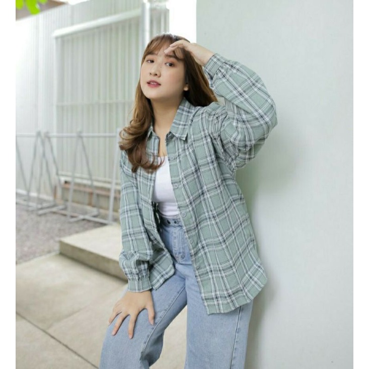 Kemeja Flanel / Kemeja Flanel Oversize / Kemeja Flanel Oversize / Kemeja Tartan