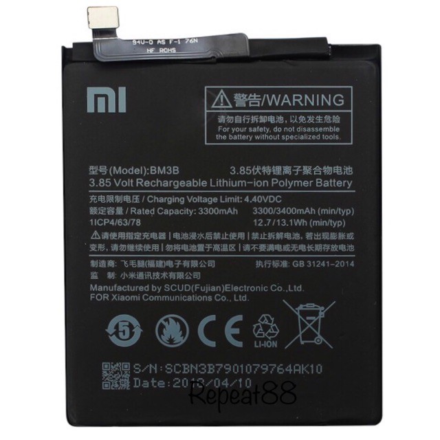 Battery Batre Baterai Mcom Xiaomi Mi Mix 2 Mimix 2 - BM3B BM 3B BM-3B