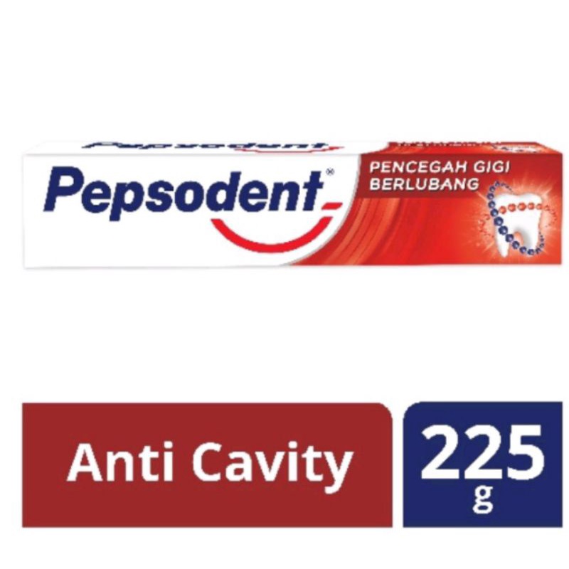 Pepsodent Pencegah Gigi Berlubang Pasta Gigi White 225G 1 pcs