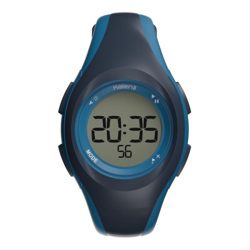 KALENJI W200S Jam Tangan Digital Timer Olahraga Wanita Dan Anak Original - Navy Blue