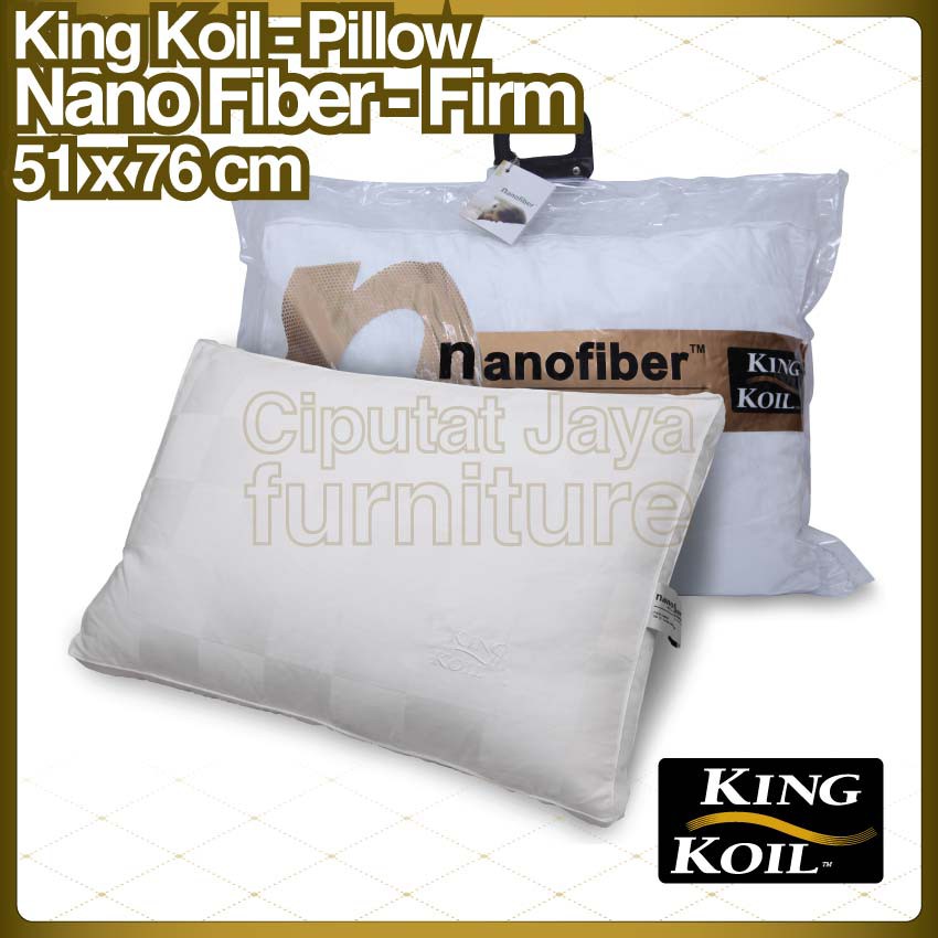 Bantal Nano Fiber Firm King Koil Kingkoil Pillow Nanofiber Shopee Indonesia