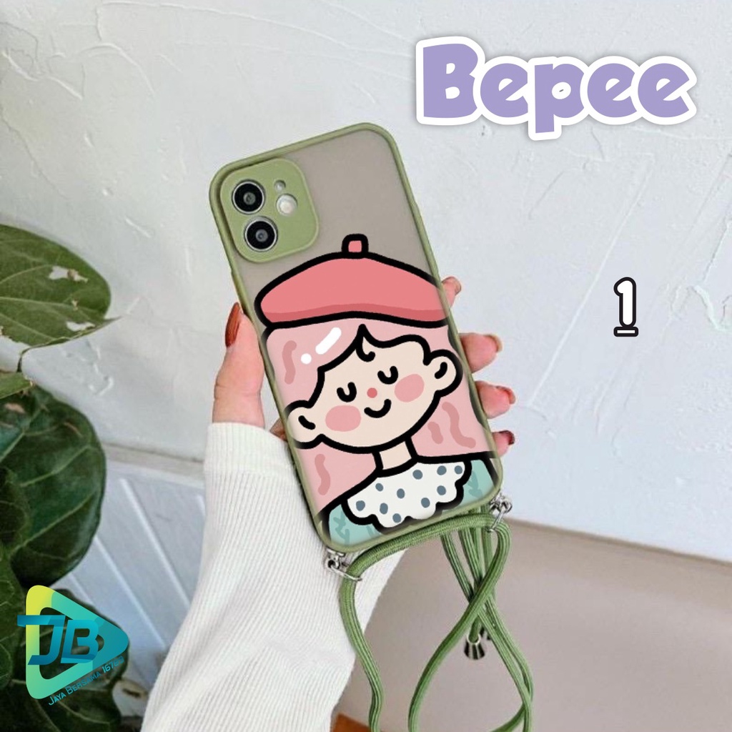 SOFTCASE SLINGCASE DOVE BEPEE OPPO SAMSUNG XIAOMI REALME IPHONE ALL TYPE JB4862