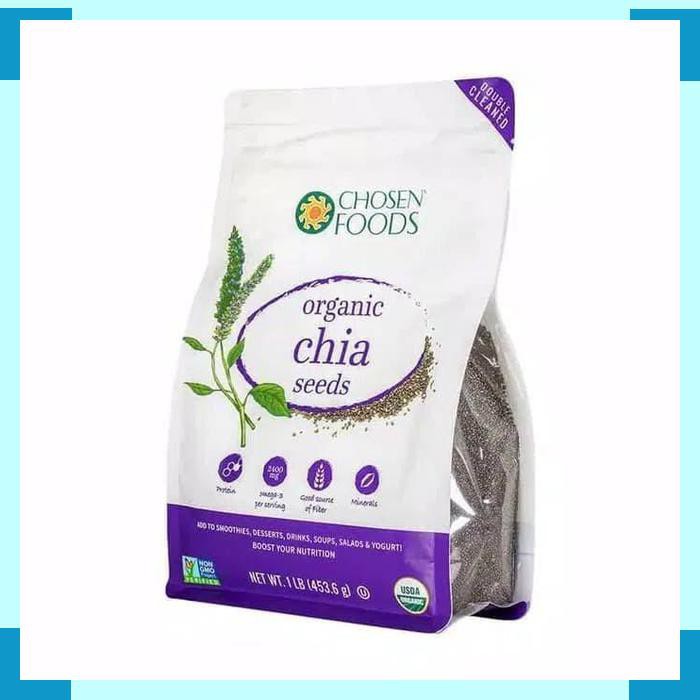 

Chosen Foods Organic Chia Seeds Chiaseeds Organik Chia Seed USA