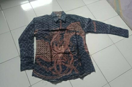 Kemeja Batik Lengan Panjang Size M L Xl Xxl Xxxl