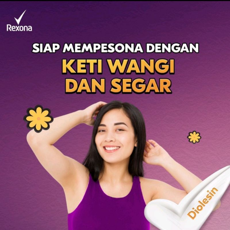 REXONA Sachet Deo lotion Cerah dan segar , Fre spirit , Ice cool / REXONA saset Rencengan 9gr