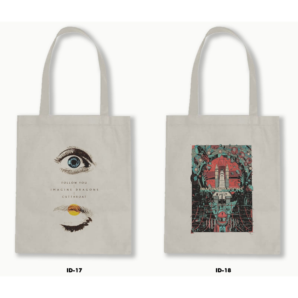 TOTE BAG BLACU - IMAGINE DRAGON 01