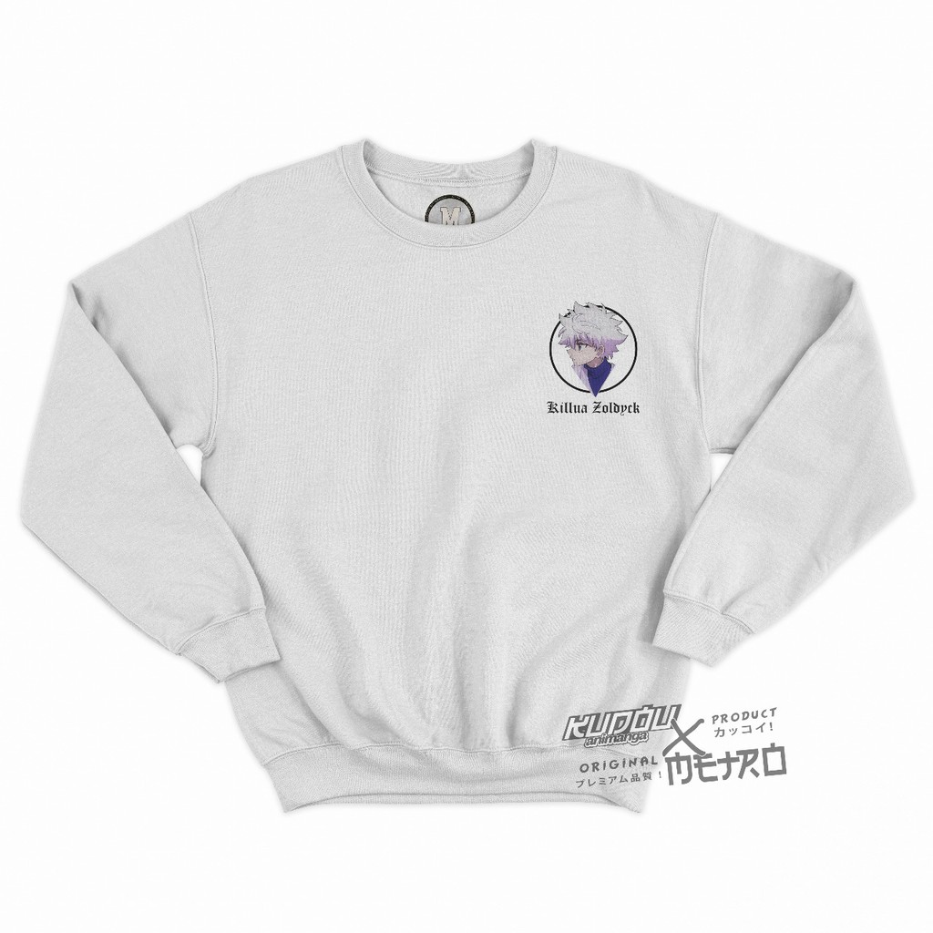 Sweater Crewneck Killua Zoldyck Fear Hunter X Hunter Anime Manga Premium  Unisex