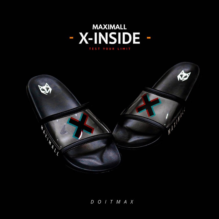 Unik Sendal Pria X-INSIDE LIGHT / BLACK - 39 Berkualitas