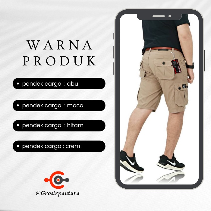 Celana Pendek Cargo Pria Gunung PDL Army Doreng Motif Mma Casual Celana pendek cargo pria