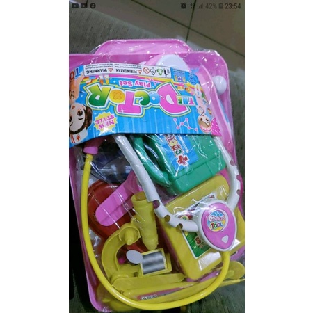 AJ MAINAN ANAK MURAH THE DOCTOR PLAY SET WJS163 MAINAN ANAK EDUKASI ALAT DOKTER KACAMATA MURAH