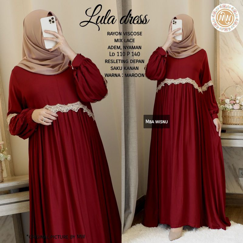 LULA DRES ORI BERLABEL MBA WISNU