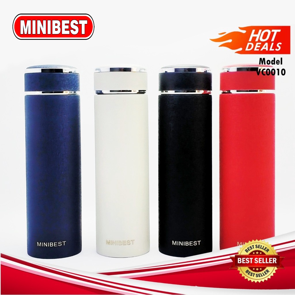 Termos Botol Minum bicycle Sporty Tahan panas/dingin Vacuum Flask 500ml VC008