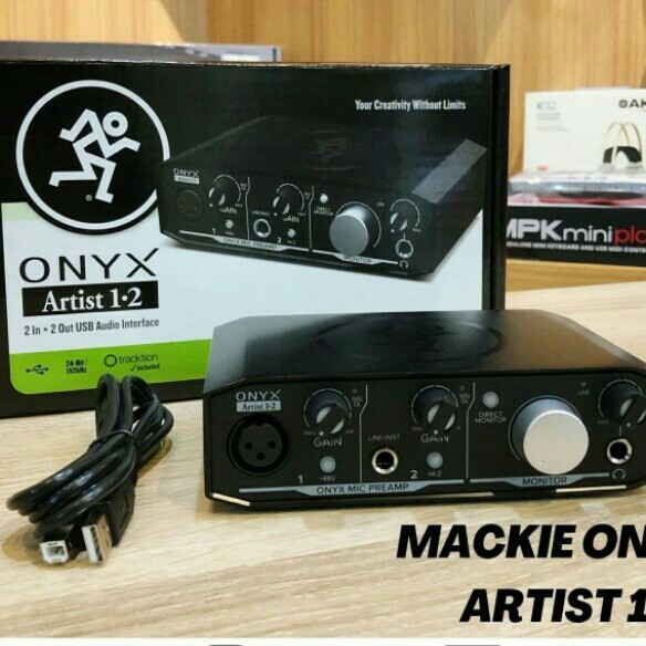 Mackie Onyx Artist 1.2 USB Audio Interface 2 Input 2 Output