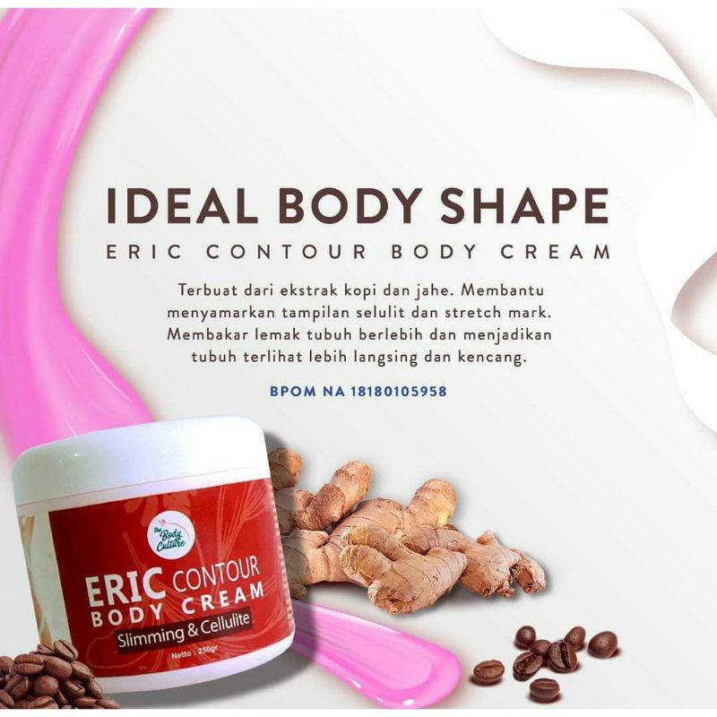 VIRAL Krim Pelangsing Penurun Berat Badan Pembakar Lemak Dr Eric Contour Slimming Cream Body Culture