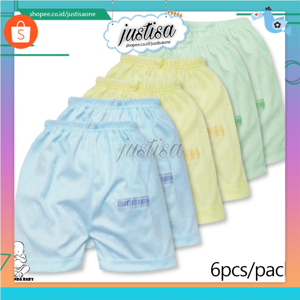 Promo  !! PROMO SALE !!!! 6PC CELANA BAYI ONE BABY PETAK/KOTAK BERKUALITAS