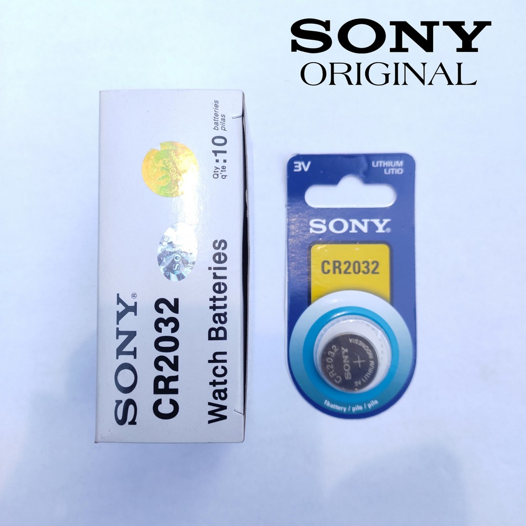 ORIGINAL BATTERY BATREI SONY CR 2032 SONY 2032 LITHIUM 3V.