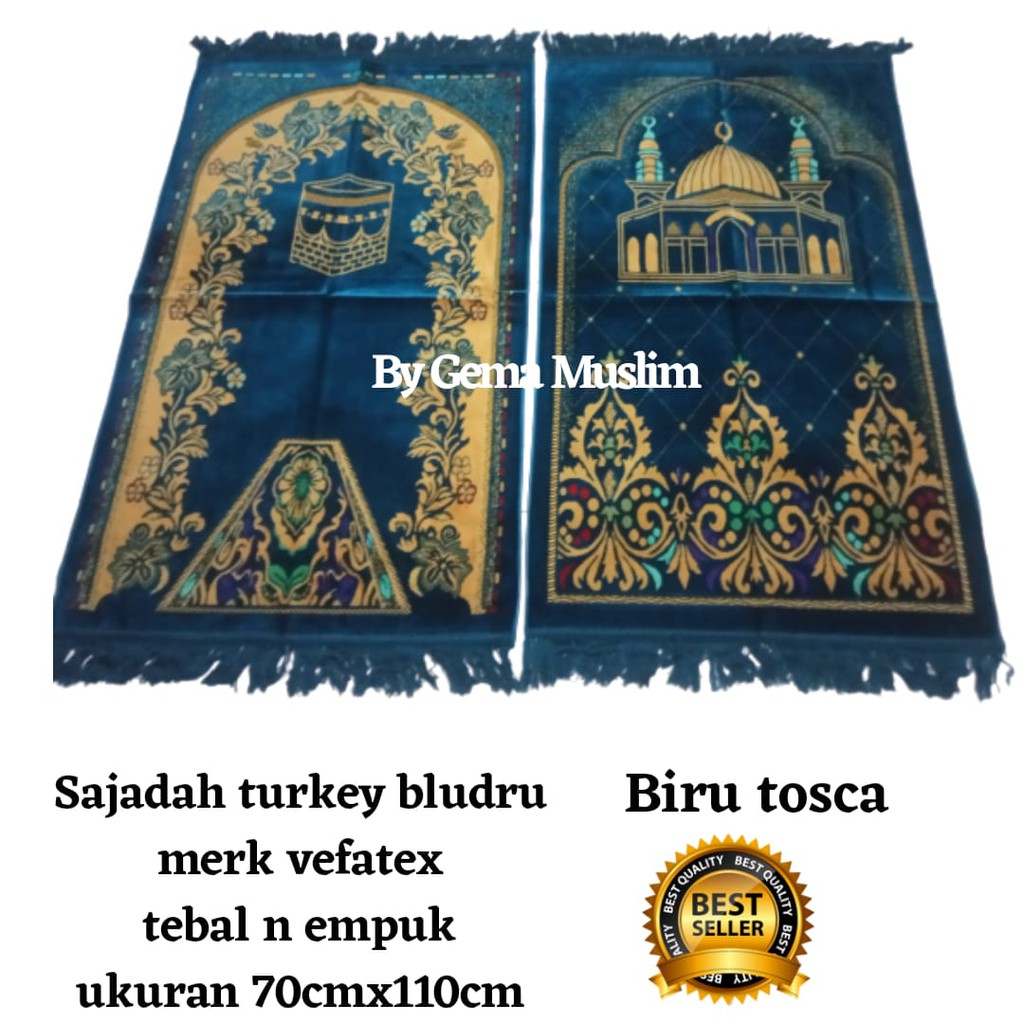 sajadah turky vefatex 70cmx110cm