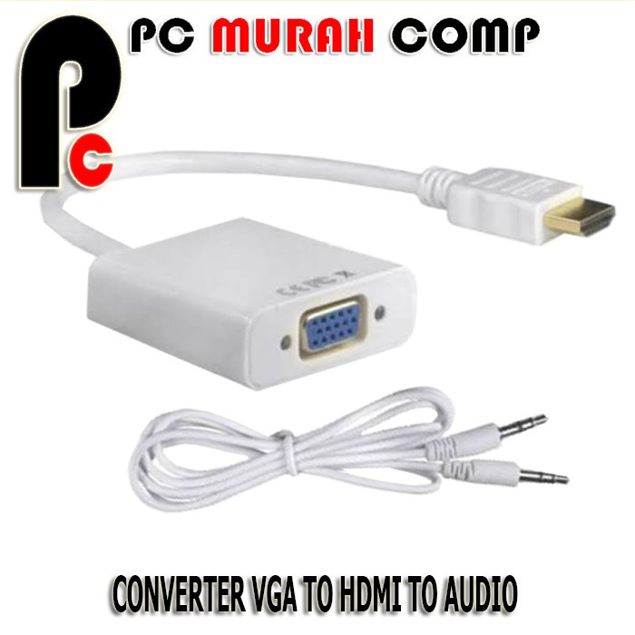 NYK Converter Kabel HDTV To VGA and Audio