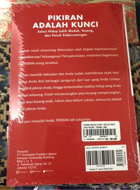 Pikiran Adalah Kunci Solusi Hidup Lebih Mudah Tenang Dan Keberuntungan Shopee Indonesia